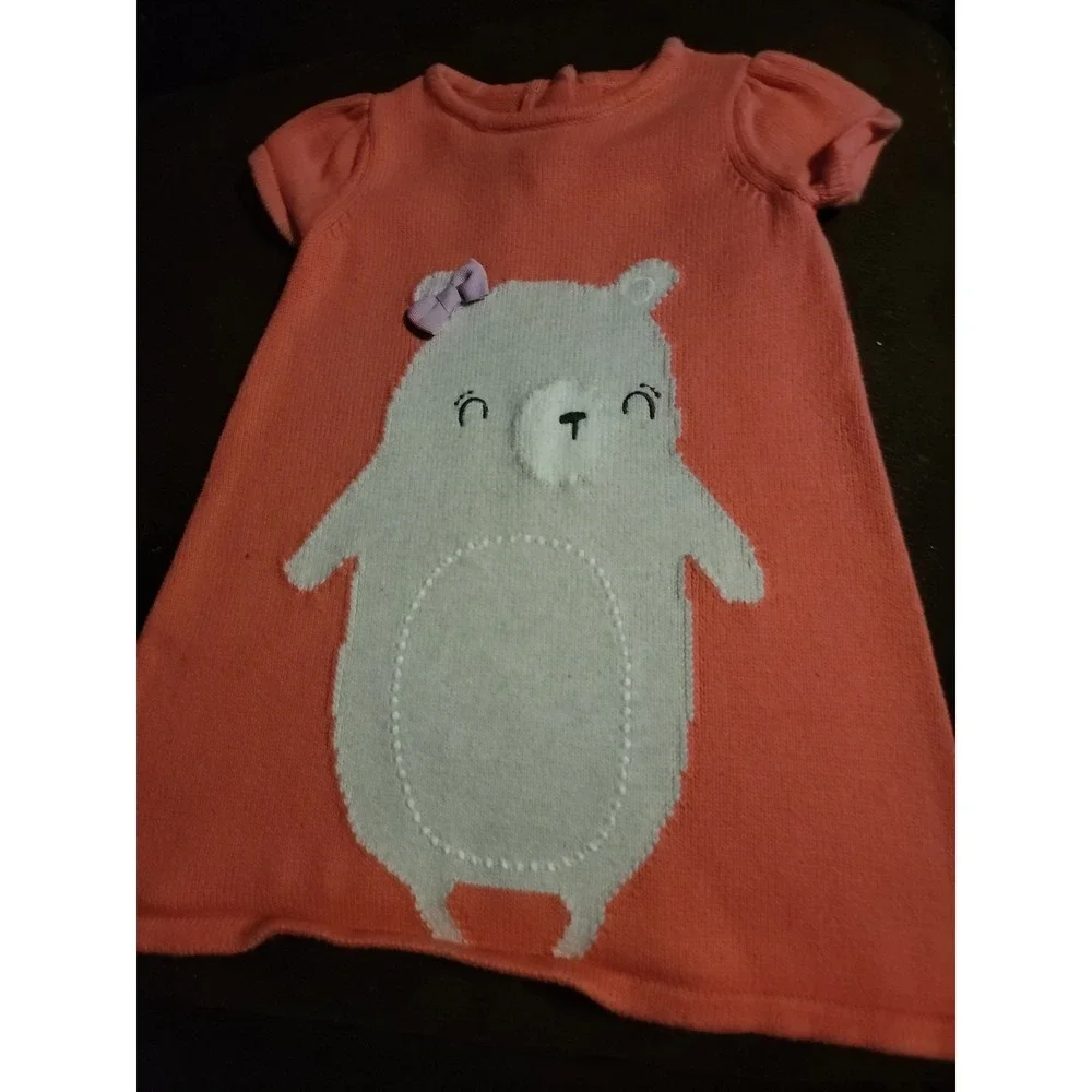 Woodland wonder bear sweater dress‎ size 18 24 months
